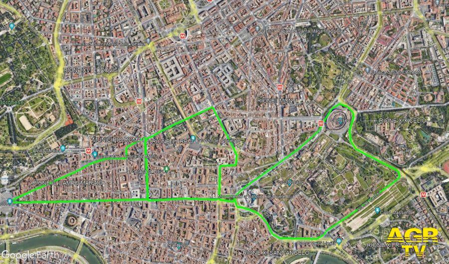 La mappa del percorso