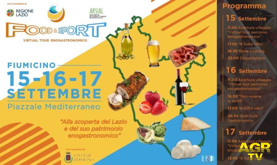 Food&Sport locandina evento a Fiumicino