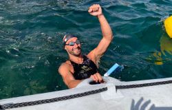 Ischia, Giochi del mare, il siciliano Angelo Sciacca è il re del nuoto pinnato