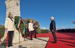 Palidoro, commemorazione solenne del sacrificio di Salvo D'Acquisto alla presenza del presidente Mattarella