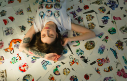 Milano, i tatuaggi di Sasha