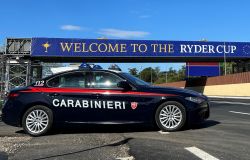 Carabinieri impegnati nella sicurezza della Ryder Cup