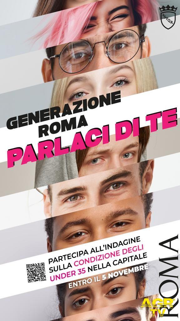 Generazione Roma indagine sui giovani dai 16 ai 35 anni d'età locandina
