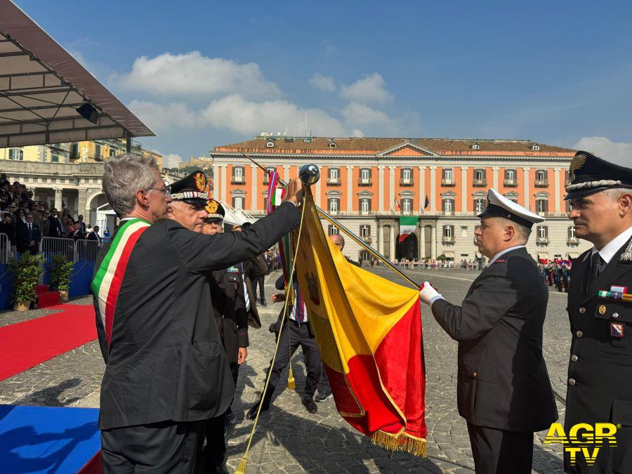 Napoli 80° anniversario 4 giornate cerimonia consegna croce d'oro