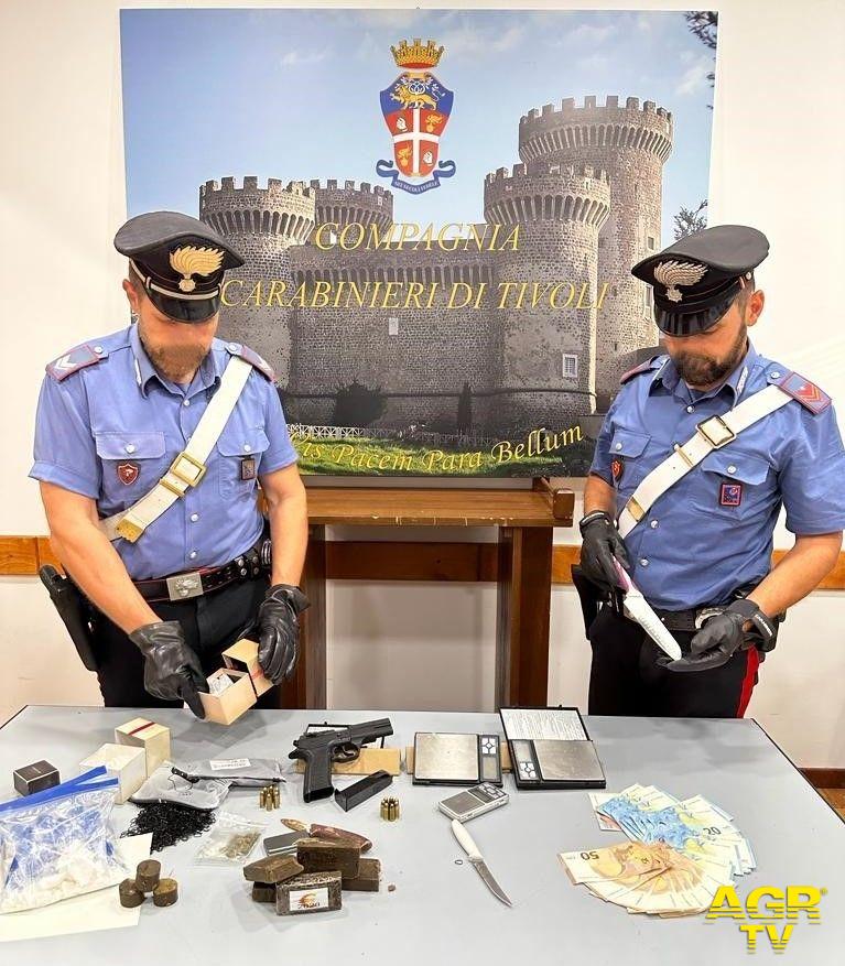 Tivoli la droga sequestrata dai carabinieri a Ponte di Nona