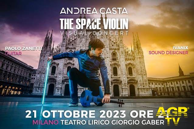 Andrea Casta The Space Violin Visual Concert