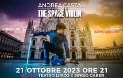 Milano, Andrea Casta il violinista Jedi, presenta “The Space Violin - Visual Concert”