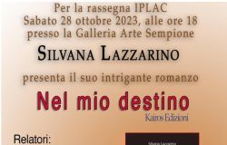 presentazione libro il mio destino di Silvana Lazzarino locandina