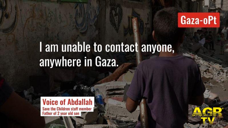 Gaza: Save the Children, la testimonianza di un operatore dello staff al momento del blackout