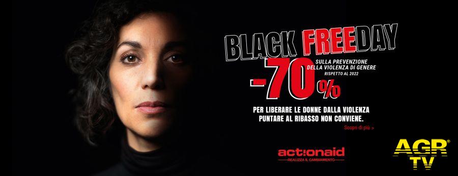 Action Aid Black Friday 25 novembre locandina da comunicato stampa