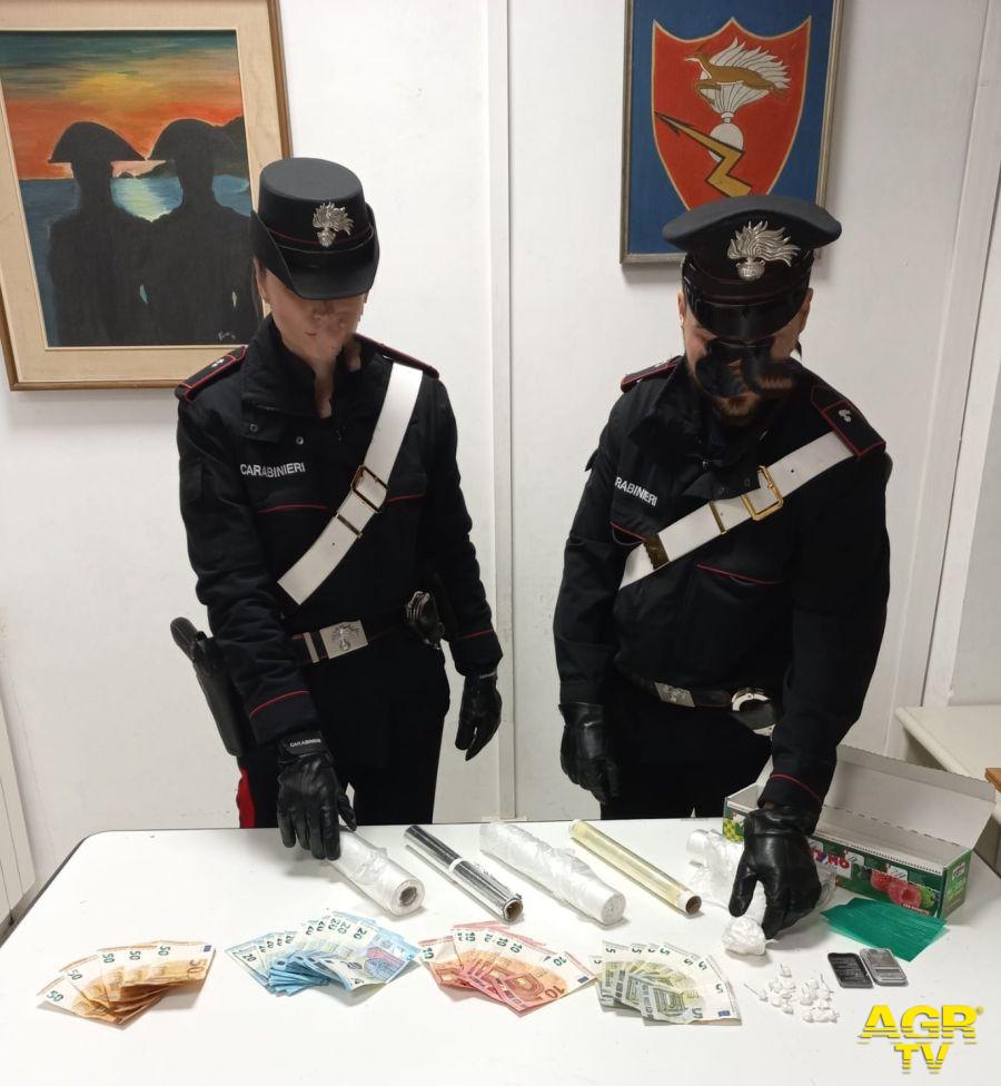 Anzio, la droga sequestrata dai carabinieri