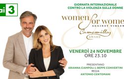 Women for Women against Violence – Camomilla Award” il prossimo 24 novembre su Rai Tre
