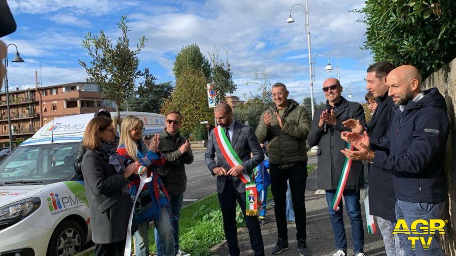 Nel Progetto Mentana Città di Impatto Positivo sono stati anche piantati 25 lecci su tutta via Giolitti