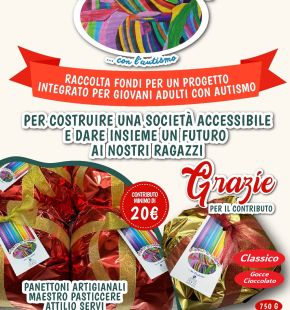 Vivere a colori con l'autismo panettoni artigianali per un Natale solidale alla farmacia Salvo D'Acquisto a Palidoro