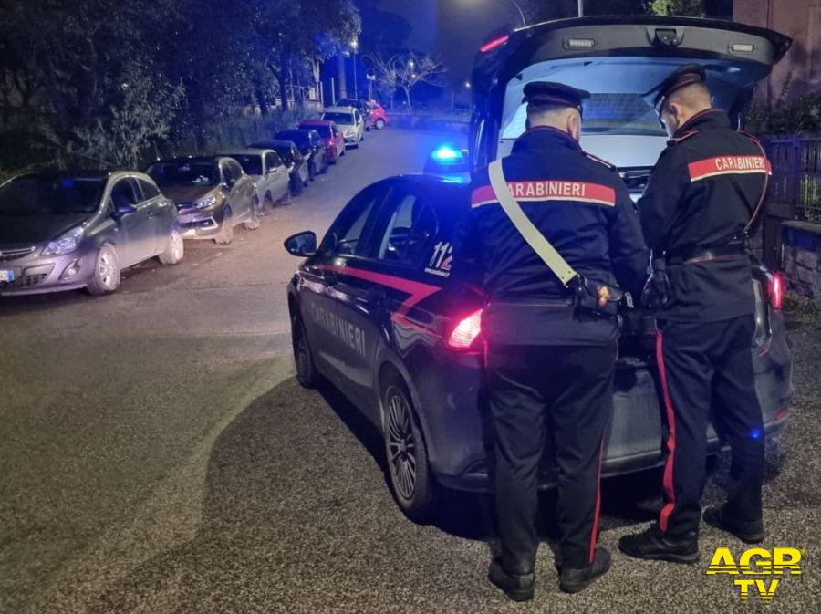 Carabinieri controlli  Casilina ed Anagnina