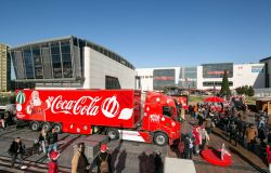 Il Coca-Cola Christmas tour approda a Roma