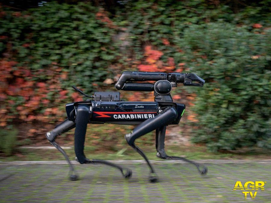 Saetta il cane robot dei carabinieri