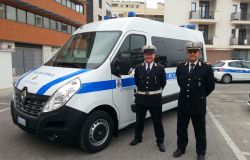 Fiumicino, camper per i vigili urbani