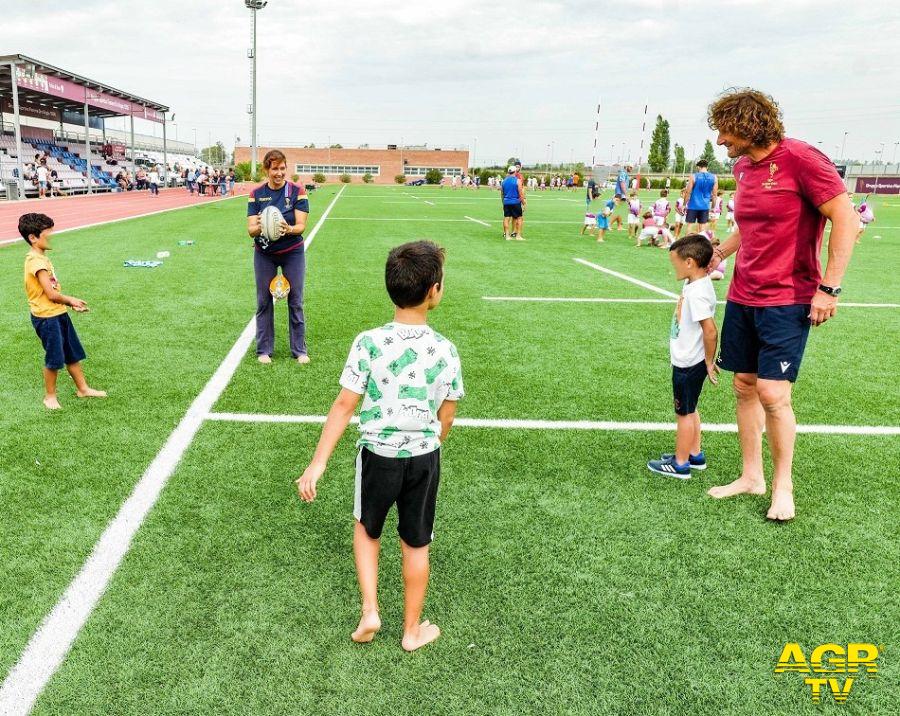 Salvamamme Valore Sport i bimbi a scuola di rugby