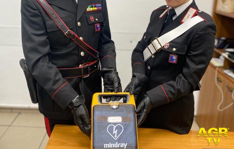 Carabinieri il defibrillatore rubato metro C recuperato