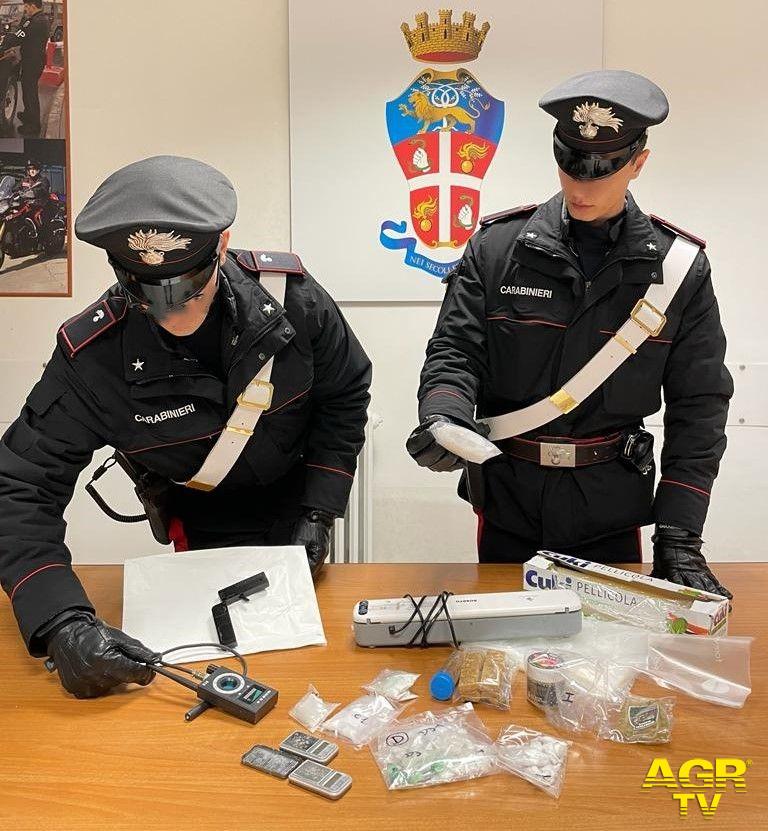 Carabinieri droga ed armi sequestrate a Fonte Nuova