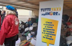 Roma, Tutti Taxi per amore, iniziativa Amici Fragili raccolti 30 quintali di beni prima necessità, 150 i tassisti impegnati