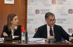 l'assessore regionale Elena Palazzo con Claudio Barbaro