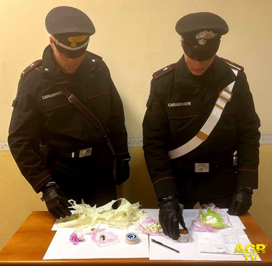 Carabinieri lo stupefacente sequestrato a Pomezia