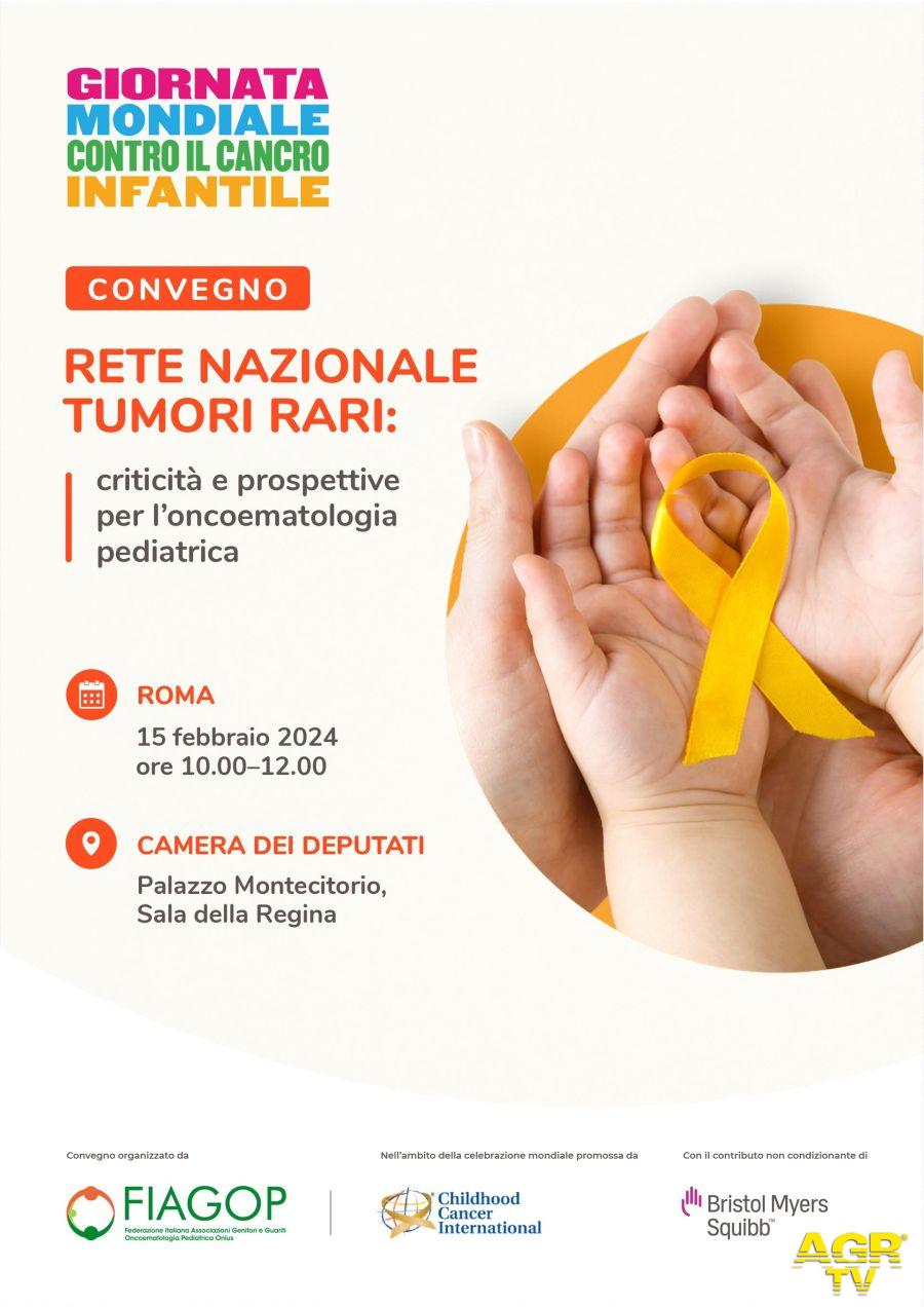 Convegno FIAGOP a Roma il 15 Febbraio per la Giornata Contro il Cancro Pediatrico