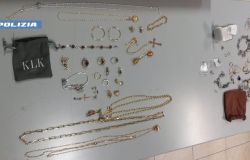 Roma, arrestato giorgiano 36enne, trovato in possesso di grimaldelli e monili d'oro trafugati a Venafro