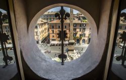 Vista piazza Navona da suite Eitch Borromini foto da comunicato stampa