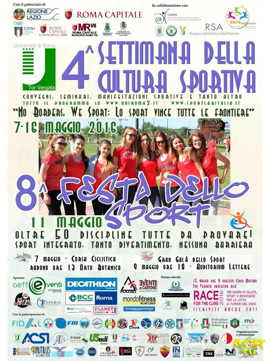 Tor Vergata, partita la Settimana della Cultura Sportiva Tor Vergata, partita la Settimana della Cultura Sportiva