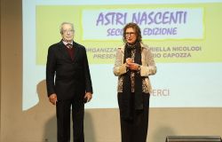 Astri Nascenti gli artisti sul palco foto Gabriella Nicolodi