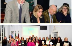Premio Donna 2024 foto da comunicato stampa - il presidente del Municipio Mario Falconi e Silvia Fiorucci