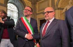 Il sindaco Biondi con il Ministro della Cultura San Giuliano
