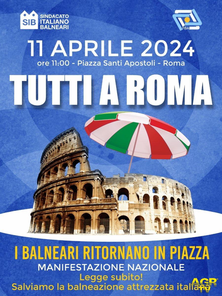 Balneari, manifestazione a Roma 11 aprile