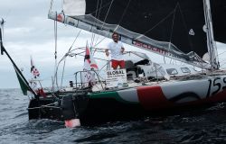 Vela, navigazione in solitaria, Andrea Mura sale sul podio della Global Solo Challenge 2023/24
