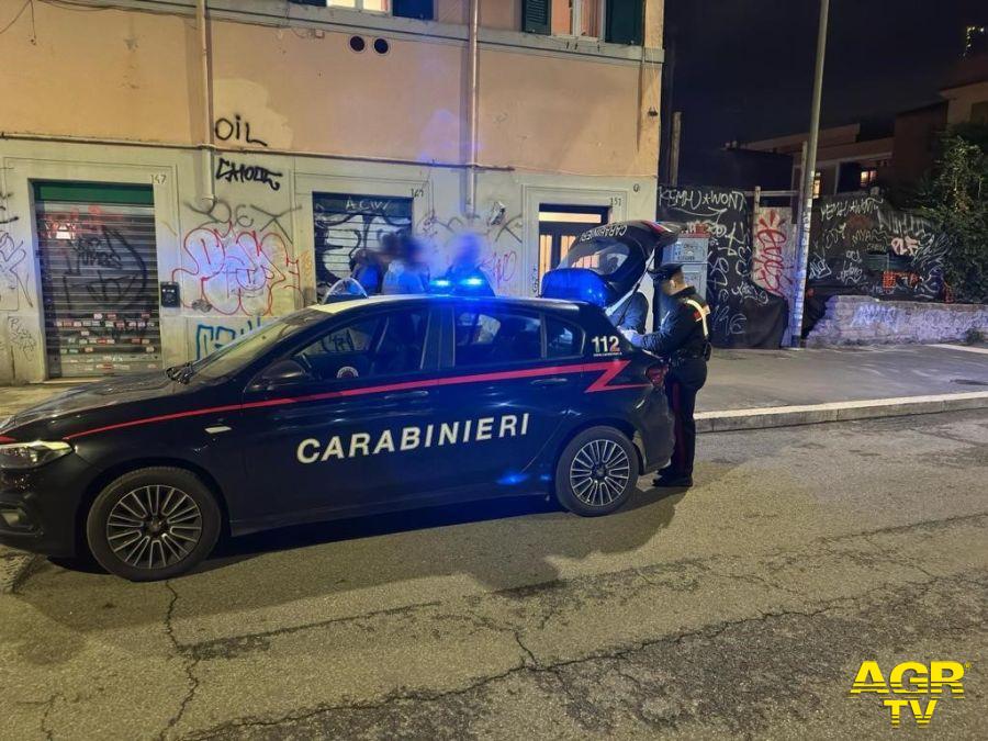 Carabinieri servizi quartiere Pigneto