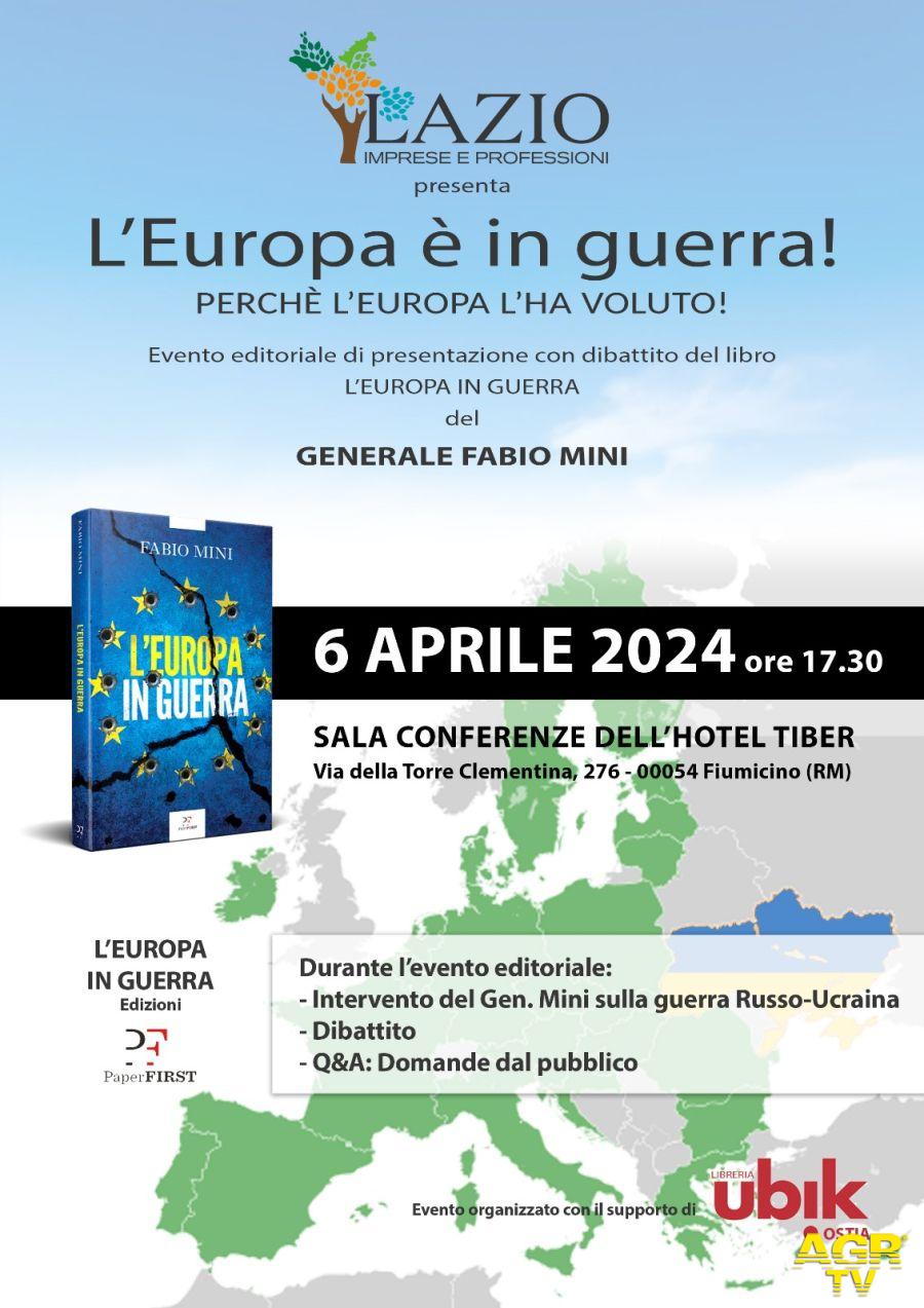 L'Europa è in guerra?.......il libro di Fabio Mini presentazione a Fiumicino hotel Tiber
