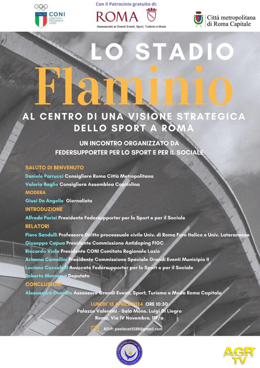 Stadio Flaminiio convegno 15 aprile locandina