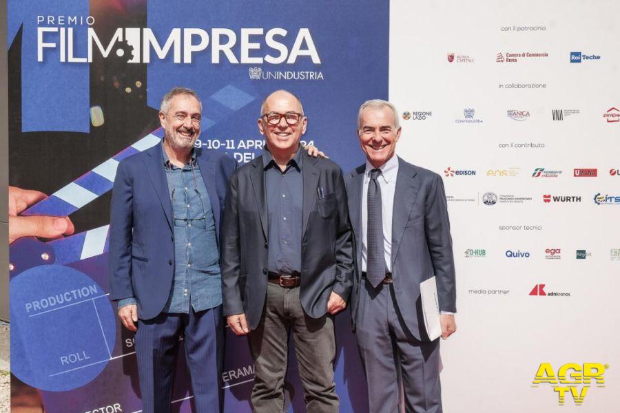 Premio Film Impresa  Giampaolo Letta (a sin) e Ferzan Özpetek,