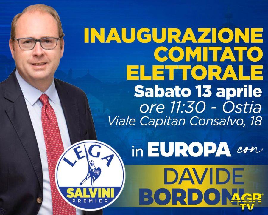 Inaugurazione Comitato Elettorale Davide Bordoni elezioni europee