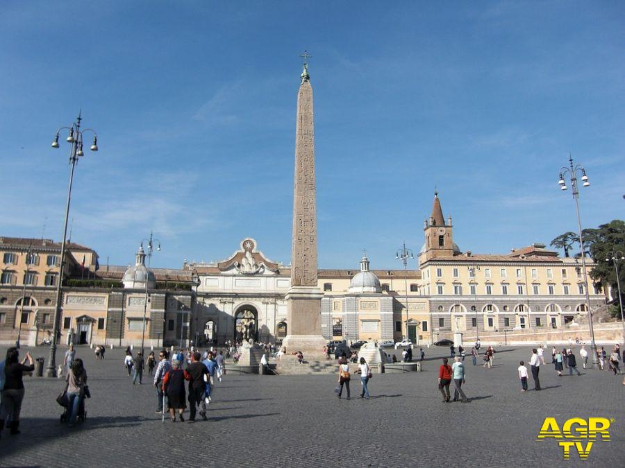 Roma, una veduita di piazza del Popolo foto pixabay