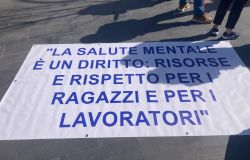 Confepi manifestazione dinanzi regione Lazio  foto da comunicato