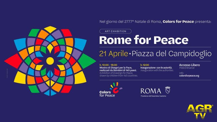 Roma for peace logo mostra