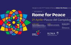 Roma, in piazza del Campidoglio domenica 21 aprile la mostra Rome for peace per dire no a tutte le  guerre