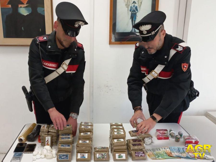 Carabinieri Anzio 11 kg. droga sequestrati