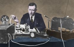 Guglielmo Marconi foto archivio Fondazione Marconi