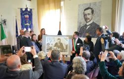La cerimonia di commemorazione di Marconi a Bologna