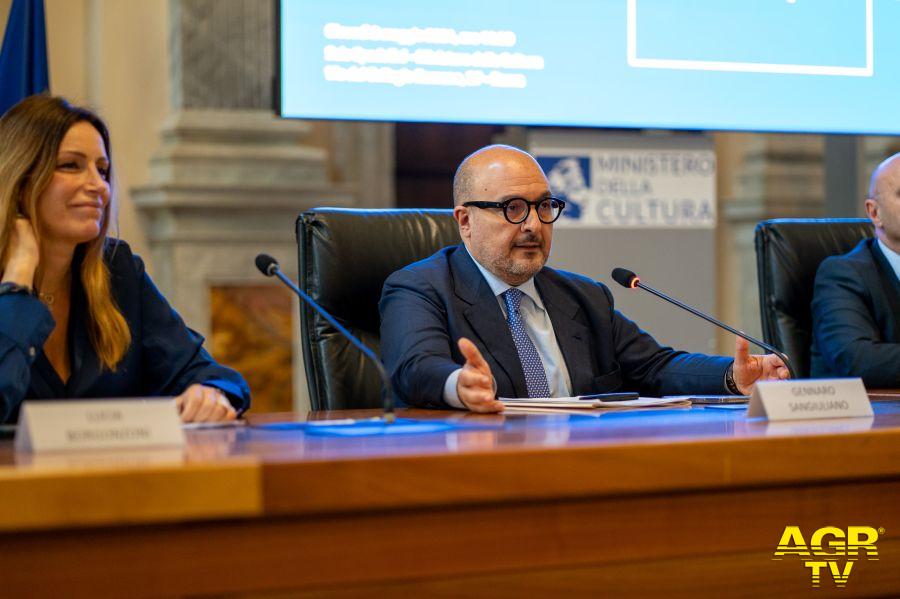 Ministro Sangiuliano presentazione Capitale Arte Contemporanea ph credit Antonio Minerva Ministero della Cultura
